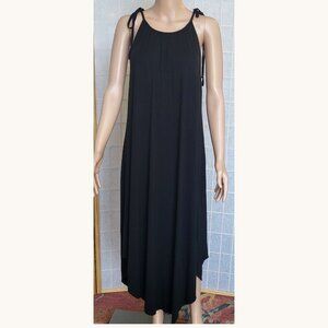 Olivia Rae New York black spaghetti strap maxi dress EUC size large